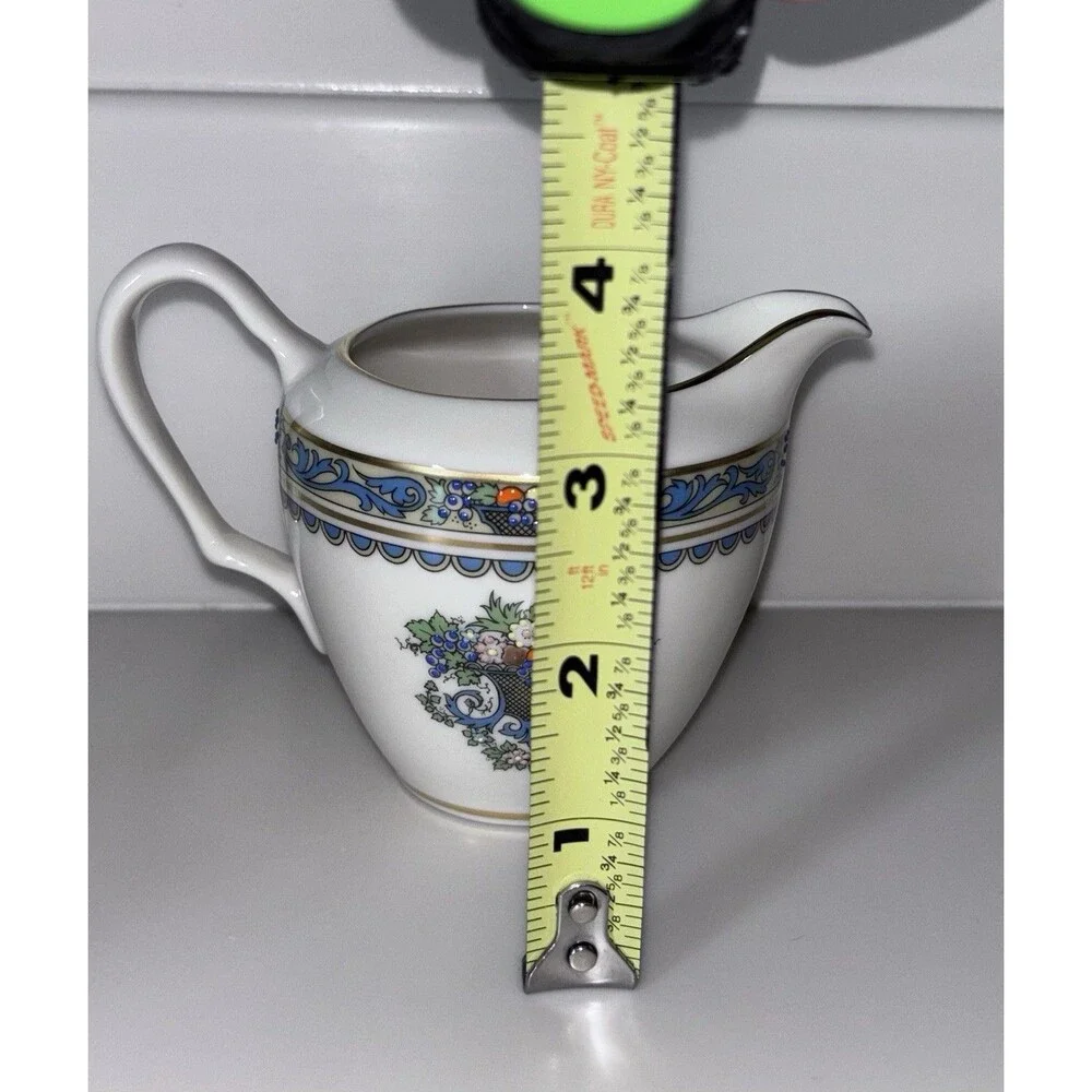 Lenox Autumn Collection Fine Bone China Creamer & Sugar Bowl W/Lid